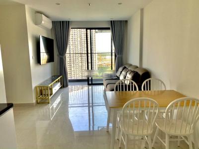 Phòng khách Vinhomes Grand Park Quận 9 Căn hộ Vinhomes Grand Park tầng trung, nội thất hiện đại.