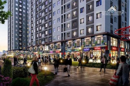 Tiện ích Topaz Home 2 Căn hộ Topaz Home 2 tầng trung, bàn giao nội thất cơ bản.