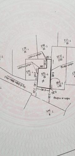 mặt bằng  Bán nhà phố hẻm đường Điện Biên Phủ, ngang 2.85m dài 6.45m, nội thất cơ bản