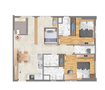 Căn hộ Saigon Intela tầng 6 nội thất cơ bản, cửa hướng Đông Nam