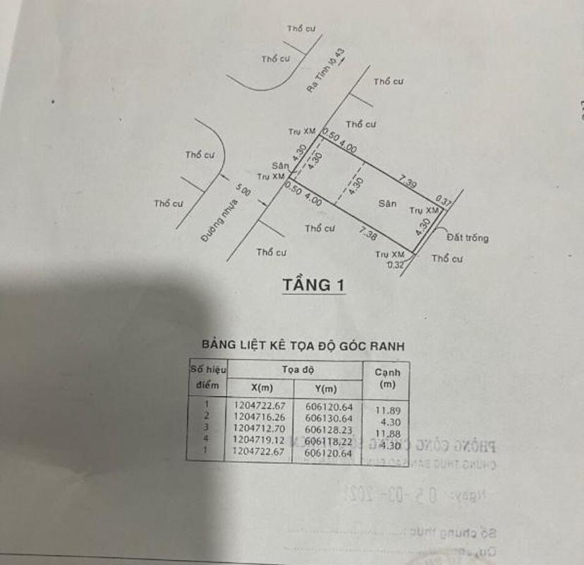 Đất nền Quận Thủ Đức Đất nền hẻm đường Tỉnh Lộ 43 rộng 6m, diện tích 51m2, pháp lý đầy đủ.