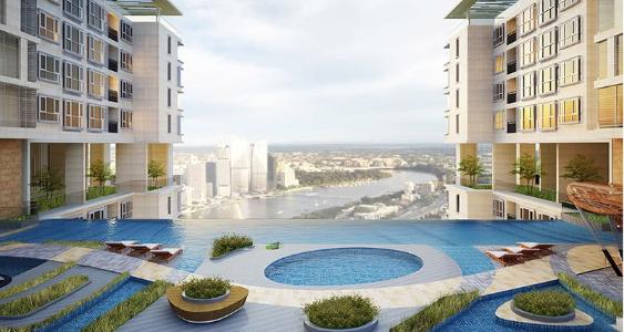 tiện ích hồ bơi Office-tel Lavida Plus tầng 08, nội thất cơ bản.