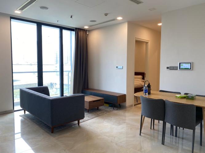 Phòng khách Vinhomes Golden River, Quận 1 Căn hộ Officetel Vinhomes Golden River ban công hướng Đông Bắc.