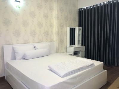 Phòng ngủ căn hộ SAIGON MIA Cho thuê căn hộ Saigon Mia 2PN, tầng cao, đầy đủ nội thất, view thoáng