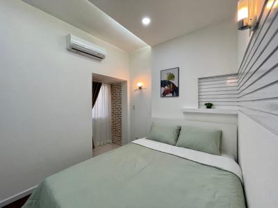 Phòng ngủ căn hộ Sky Garden 3, Quận 7 Căn hộ Sky Garden 3 tầng 6, view cây xanh thoáng mát trong lành.