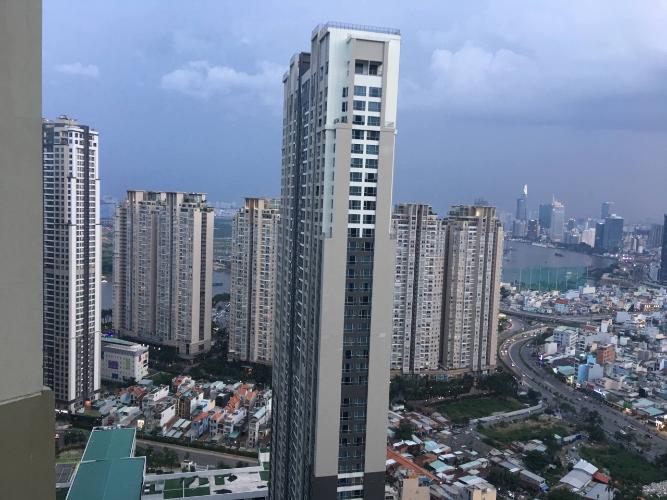 view căn hộ VINHOMES CENTRAL PARK Bán căn hộ Vinhomes Central Park 1PN, tầng cao, đầy đủ nội thất, view thành phố