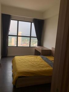 phòng ngủ căn hộ  2+1 phòng ngủ the sun avenue Căn hộ The Sun Avenue tầng trung, kèm nội thất đầy đủ.