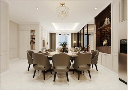 Căn hộ Vinhomes Central Park Bình Thạnh Căn hộ Vinhomes Central Park nội thất mạ vàng, view sông Sài Gòn và Landmark 81