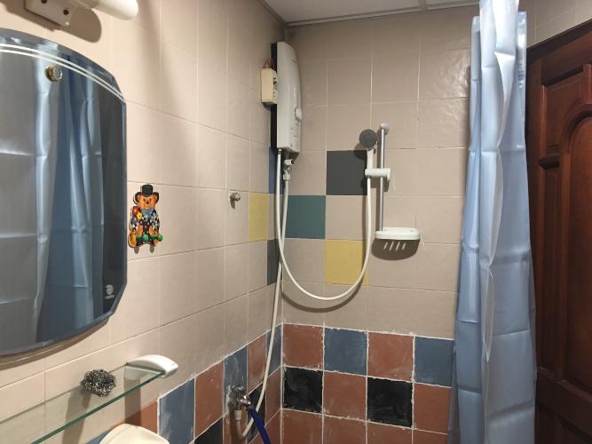 Phòng tắm căn hộ Miếu Nổi, Bình Thạnh Căn hộ Miếu Nổi tầng 14 cửa hướng Bắc, đầy đủ nội thất.