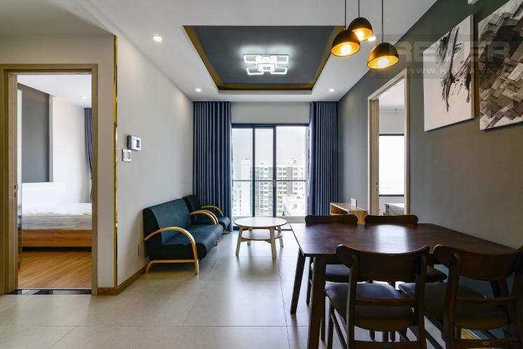 Phòng Khách Bán căn hộ New City Thủ Thiêm 2PN, đầy đủ nội thất, view nội khu và Landmark 81