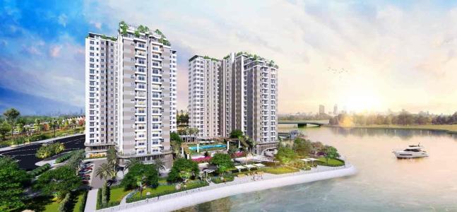 Conic Riverside, Quận 8 Căn hộ Conic Riverside tầng cao, ban công hướng Đông Nam.