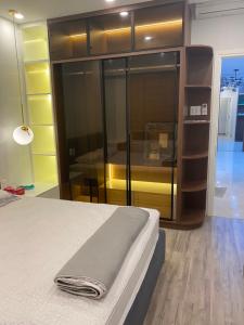 phòng ngủ căn hộ sunrise riverside Bán căn hộ tầng cao Sunrise Riverside đầy đủ nội thất, dọn vào ở ngay.