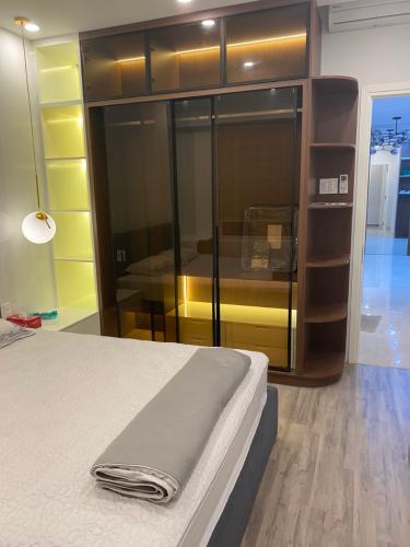 phòng ngủ căn hộ sunrise riverside Bán căn hộ tầng cao Sunrise Riverside đầy đủ nội thất, dọn vào ở ngay.