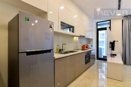 Phòng ăn và bếp căn hộ VINHOMES GOLDEN RIVER Bán căn hộ Vinhomes Golden River 1PN, tầng 6, đầy đủ nội thất, ban công Đông Bắc