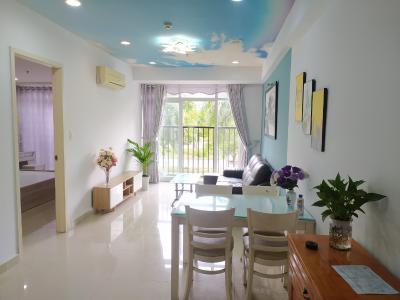 Không gian căn hộ Conic Skyway, Bình Chánh Căn hộ tầng thấp Conic Skyway thiết kế hiện đại, đầy đủ nội thất.