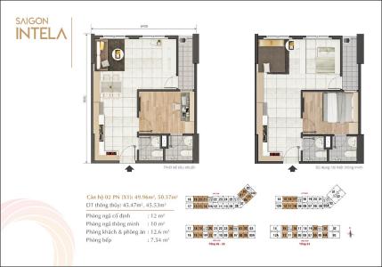 Căn hộ Saigon Intela hướng đông nam