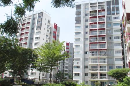 Căn hộ Celadon City, Quận Tân Phú Căn hộ Celadon City cửa hướng Tây Bắc thoáng mát, đầy đủ nội thất.