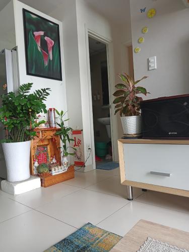 PHòng khách căn hộ M-One Nam Sài Gòn, Quận 7 Căn hộ M-One Nam Sài Gòn đầy đủ nội thất, tiện ích cao cấp.