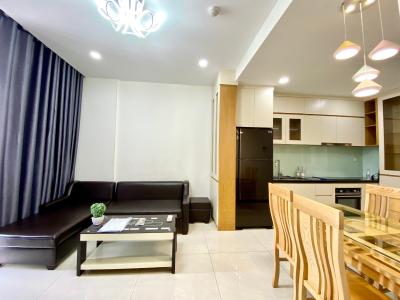 Phòng khách Masteri Millennium Quận 4 Căn hộ Masteri Millennium hướng Nam, đầy đủ nội thất.