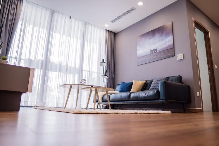 Phòng khách Eco Green Saigon, Quận 7 Căn hộ Eco Green Saigon nội thất cơ bản, thiết kế hiện đại.