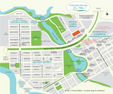 Vị Trí Scenic Valley Căn hộ Scenic Valley tầng trung, view nội khu hồ bơi.