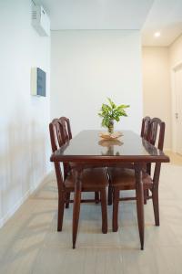 căn hộ đảo kim cương Căn hộ Đảo Kim Cương tầng trung, đón view thành phố sầm uất.