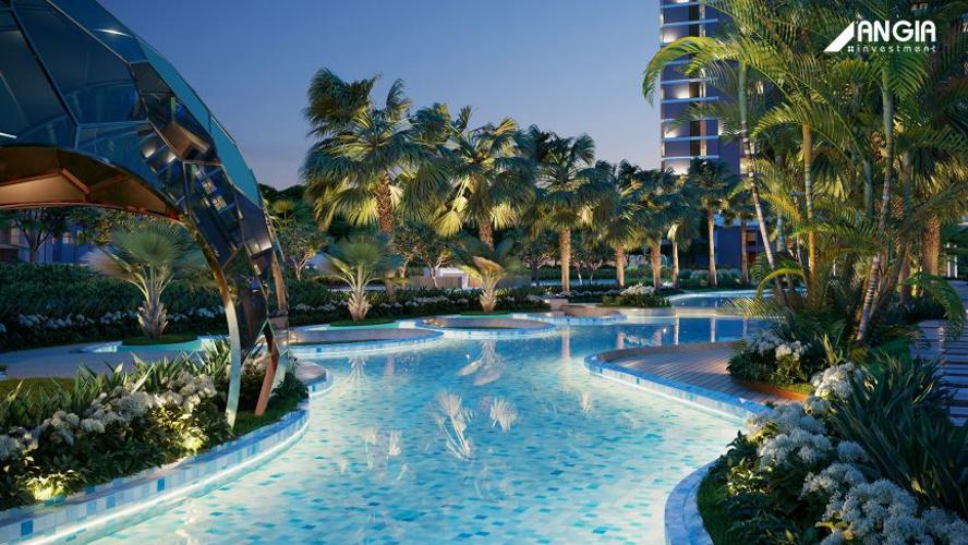 Tiện ích hồ bơi Sky 89 An Gia Căn hộ Sky 89 An Gia tầng cao, nội thất cơ bản.