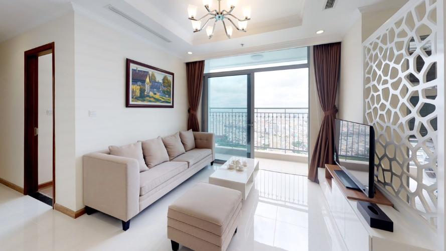 Phòng khách Căn hộ Vinhomes Central Park Căn hộ Vinhomes Central Park đầy đủ nội thất, hướng Tây Nam
