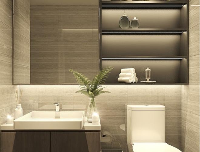 Nhà vệ sinh căn hộ River Panorama Căn hộ River Panorama ban công đón gió, tiện ích cao cấp.