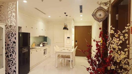 phòng bếp căn hộ Vinhomes Central Park Căn hộ tháp Landmark 4 tầng 30 Vinhomes Central Park nội thất đầy đủ