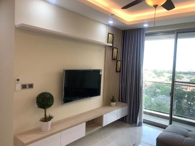 Phòng Khách căn hộ PHÚ MỸ HƯNG MIDTOWN Cho thuê căn hộ Phú Mỹ Hưng Midtown 2PN, diện tích 89m2, đầy đủ nội thất, hướng ban công Đông Nam
