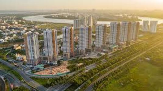 dự án căn hộ The Sun Avenue Căn hộ Officetel The Sun Avenue view nội khu, nội thất đầy đủ.