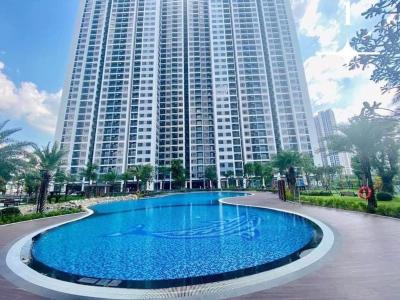 Toàn cảnh Vinhomes Grand Park Quận 9 Căn hộ Vinhomes Grand Park tầng trung, bàn giao nội thất cơ bản.