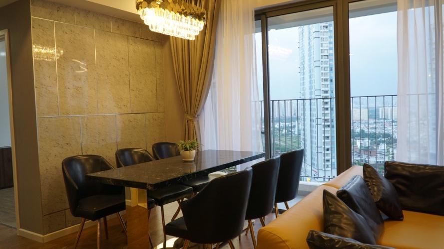 Phòng ăn Masteri An Phú, Quận 2 Căn hộ Masteri An Phú tầng cao, view sông và Xa Lộ Hà Nội.