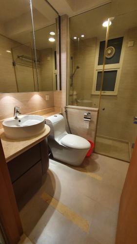 Phòng tắm , Căn hộ Saigon Pearl , Quận Bình Thạnh Căn hộ Saigon Pearl tầng 18 view thành phố sầm uất, đầy đủ nội thất hiện đại.