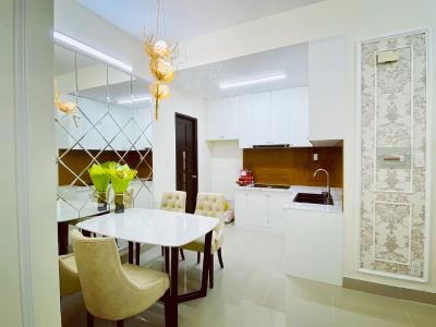 Phòng bếp Võ Đình Apartment, Quận 12 Căn hộ Võ Đình Apartment ban công hướng Tây, đầy đủ nội thất.