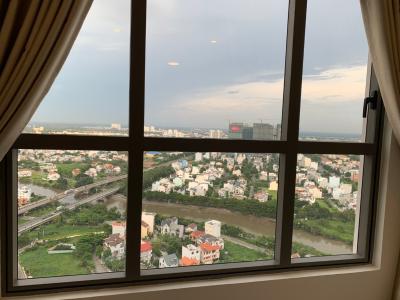 View cảnh căn hộ The Sun Avenue, Quận 2 Căn hộ tầng cao có 2 phòng ngủ The Sun Avenue view thành phố tuyệt đẹp.