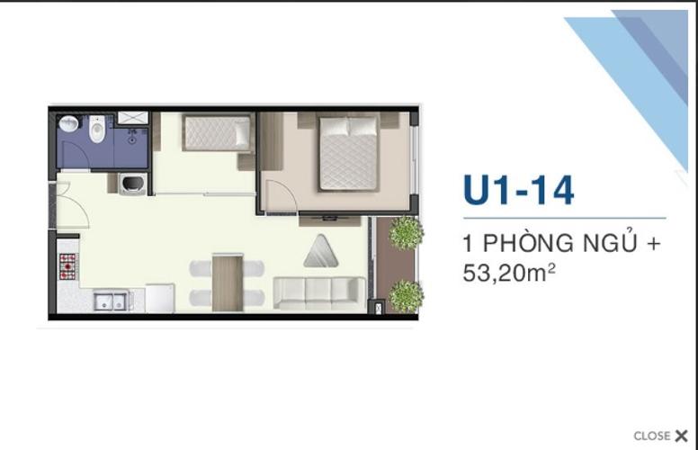 Mặt bằng căn hộ Q7 Saigon Riverside Căn hộ Q7 Saigon Riverside tầng cao, hoàn thiện cơ bản