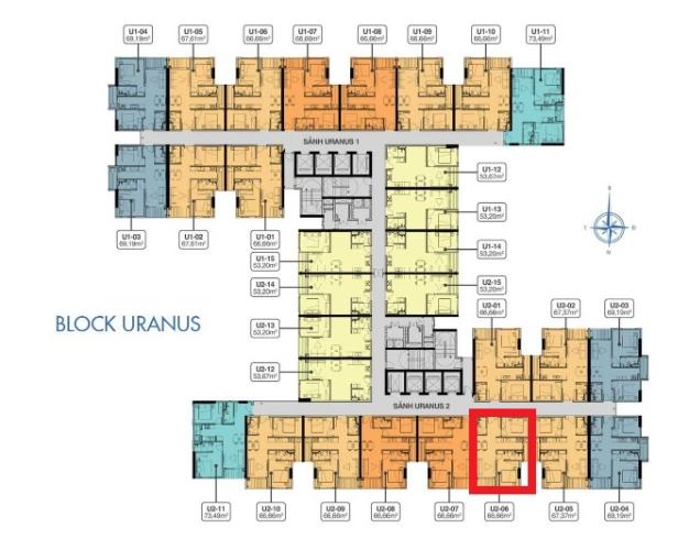 Mặt bằng căn hộ Q7 Saigon Riverside Complex Bán căn hộ Q7 Saigon Riverisde nội thất cơ bản, tiện ích cao cấp.