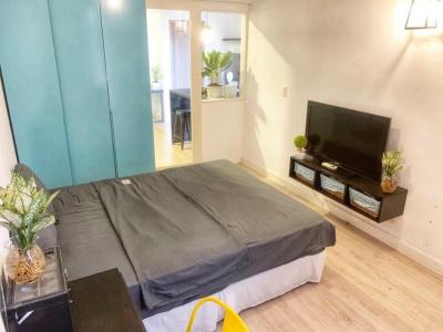 Phòng ngủ căn hộ Lexington Residence, Quận 2 Căn hộ Lexington Residence tầng trung thoáng mát, gồm 1 phòng ngủ.