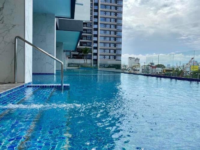 Hồ bơi căn hộ Kingdom 101 Bán căn hộ tầng trung Kingdom 101, dân cư sầm uất, thiết kế hiện đại, di chuyển vào trung tâm mất 10 phút.