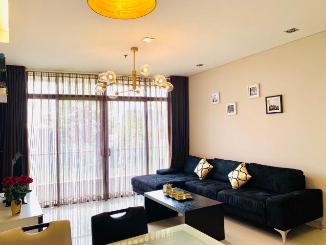 Phòng khách căn hộ CITY GARDEN Cho thuê căn hộ City Garden 1PN, diện tích 70m2, đầy đủ nội thất