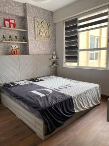 phòng ngủ căn hộ sài gòn mia Bán căn hộ Saigon Mia thiết kế hiện đại, nội thất đầy đủ.