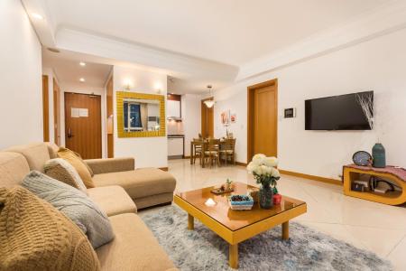 Phòng khách căn hộ The Manor, Quận Bình Thạnh Căn hộ tầng 21 The Manor gồm 2 phòng ngủ, đầy đủ nội thất.