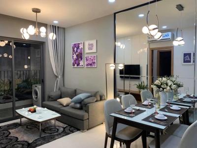 Nhà mẫu Bcons Garden Căn hộ Bcons Garden tầng trung, tiện ích cao cấp.