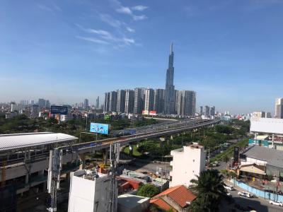 View căn hộ Thảo Điền Pearl , Quận 2 Căn hộ Thảo Điền Pearl tầng 7 cửa hướng Tây, nội thất cơ bản.