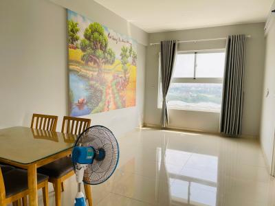 Phòng khách Hà Đô Riverside, Quận 12 Căn hộ Hado Riverside tầng trung, ban công hướng Nam.