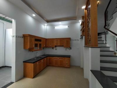 Nhà phố Quận 9 Nhà phố hẻm xe hơi đường số 8, kết cấu 1 trệt 2 lầu, không nội thất.