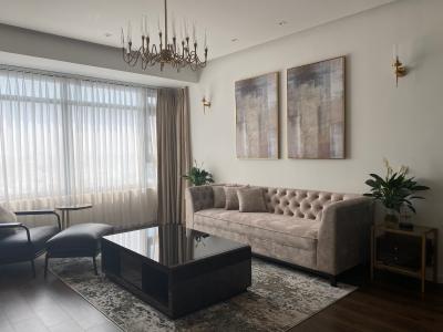 Phòng khách căn hộ Saigon Pearl , Quận Bình Thạnh Căn hộ cao cấp Saigon Pearl tầng cao view Bitexco, đầy đủ nội thất.