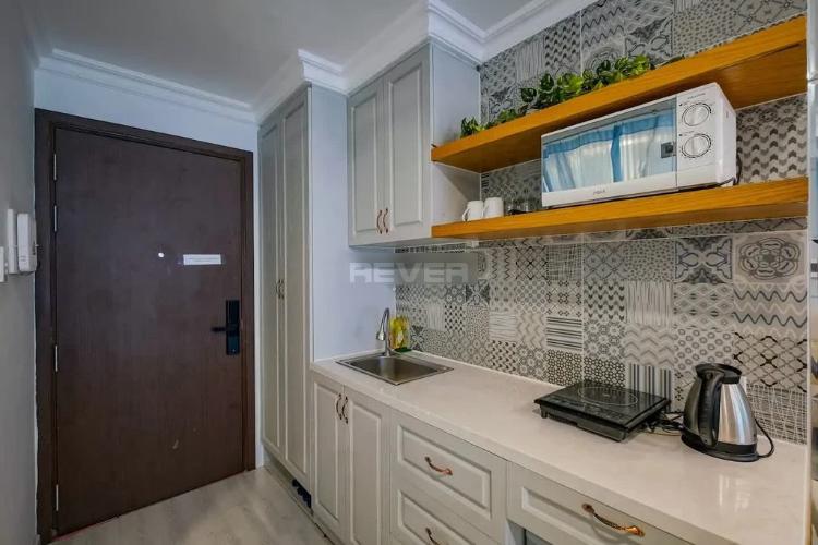 Phòng bếp River Gate, Quận 4 Căn hộ Officetel RiverGate Residence tầng trung, hướng Tây Bắc.